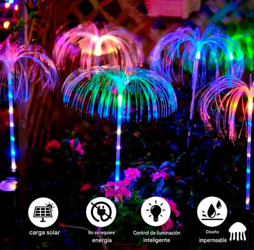 Medusas Solares  x 2 Luces Navidad